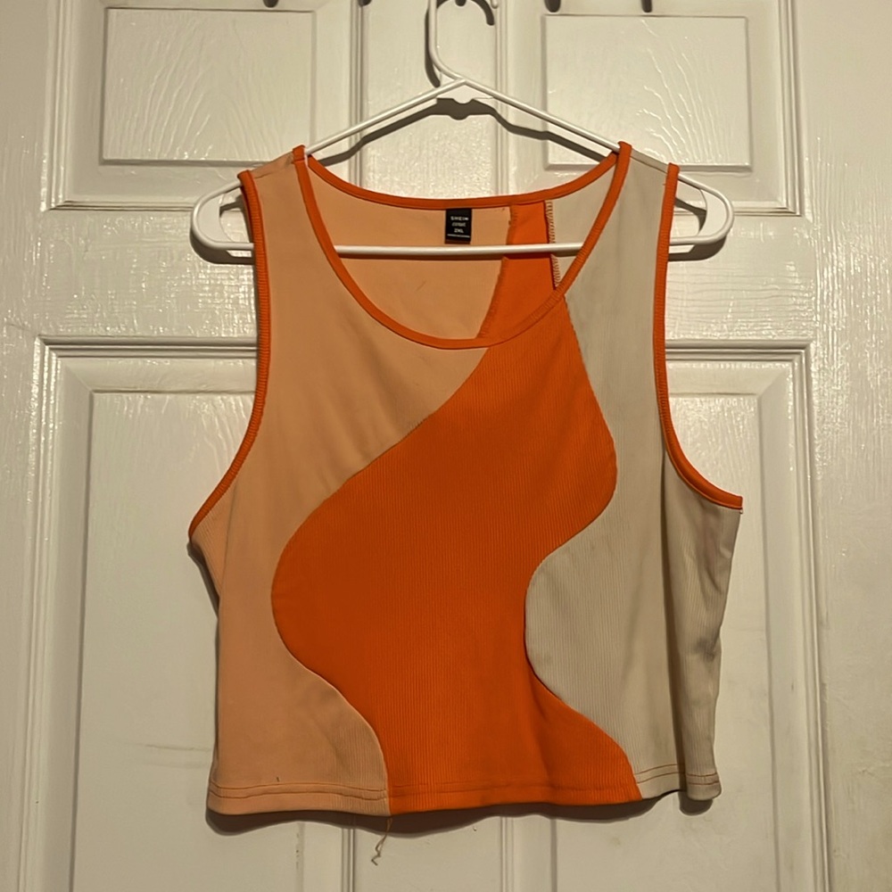 Orange SHEIN shirt